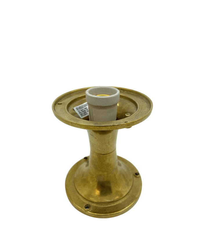 Wellington Solid Brass Pedestal Post Lantern Raw Brass Finish IP54