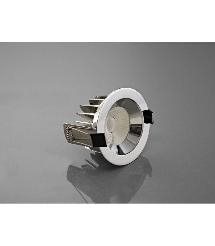 LED Recessed Downlight, Chrome, 24 deg. Beam Angle, 780lm, 2700K, IP44, DRIVER NOT INCLUDED - 7