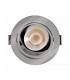 LED Recessed Tiltable Downlight, Chrome, 60 deg. Beam Angle, 950lm, 5000K, IP44, DRIVER NOT INCLUDED - 5