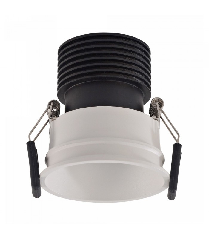 LED Recessed Tiltable Downlight, White, 40 deg. Beam Angle, 760lm, 3000K, IP20, DRIVER NOT INC. - 4
