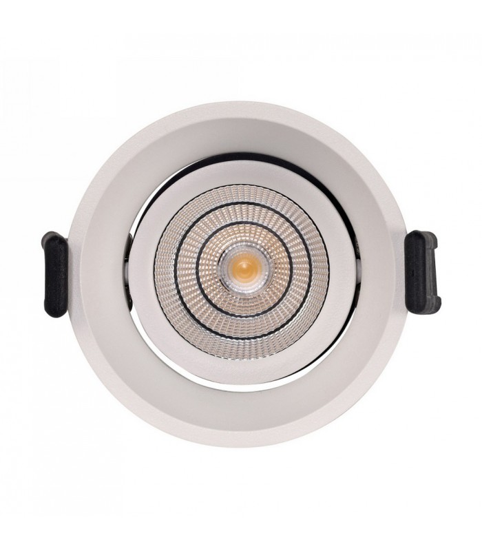 LED Recessed Tiltable Downlight, White, 40 deg. Beam Angle, 840lm, 5000K, IP20, DRIVER NOT INC. - 6