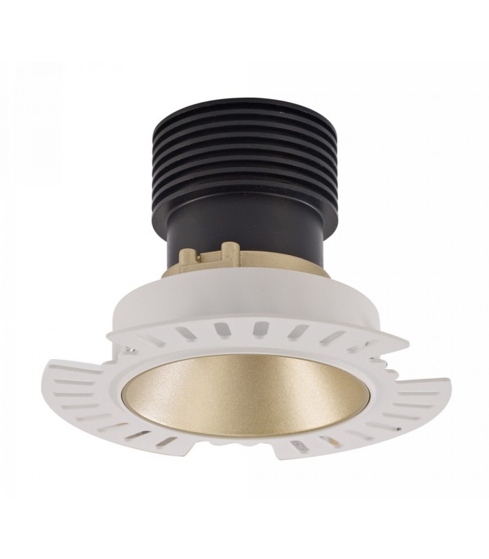 LED Recessed Downlight, Gold Trimless, 25 deg. Beam Angle, 840lm, 5000K, IP20, DRIVER NOT INC. - 7