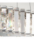 Crystal Skye 8 Light Pendant Bar Island Chandelier Light Chrome Crystal G9-4
