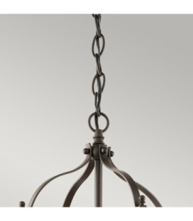Larkin 2 Light  Small Ceiling Pendant Olde Bronze E14-2