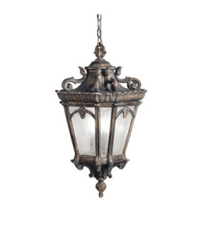 Tournai 4 Light Outdoor Ceiling Chain Lantern Londonderry E27-1