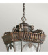 Tournai 4 Light Outdoor Ceiling Chain Lantern Londonderry E27-2
