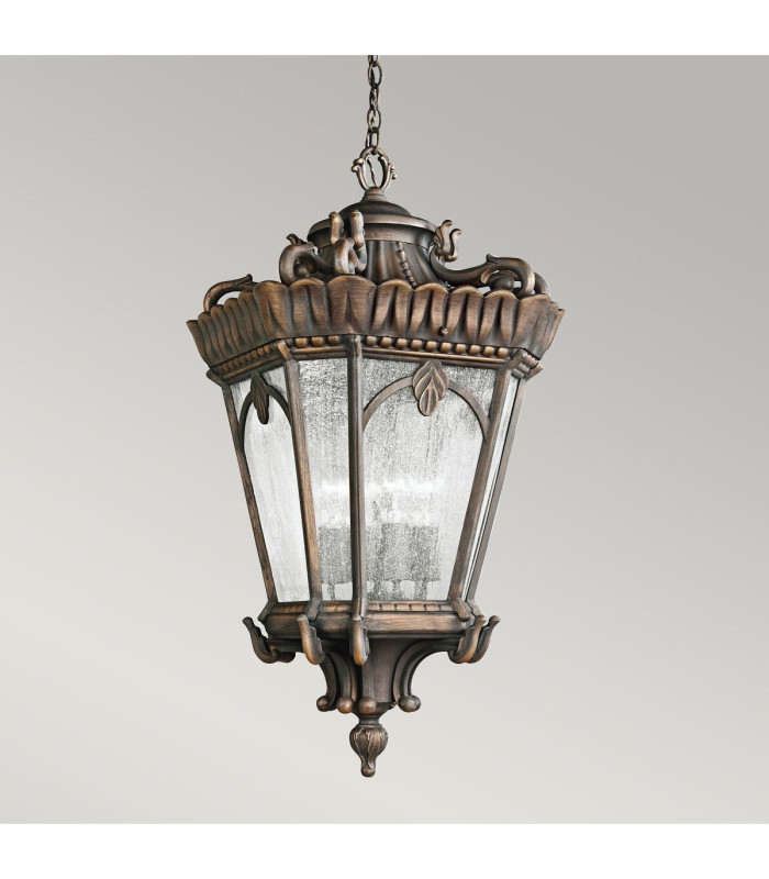 Tournai 4 Light Outdoor Ceiling Chain Lantern Londonderry E27-4
