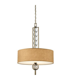 Celestial 3 Light Ceiling Pendant Bronze Beige E27-1