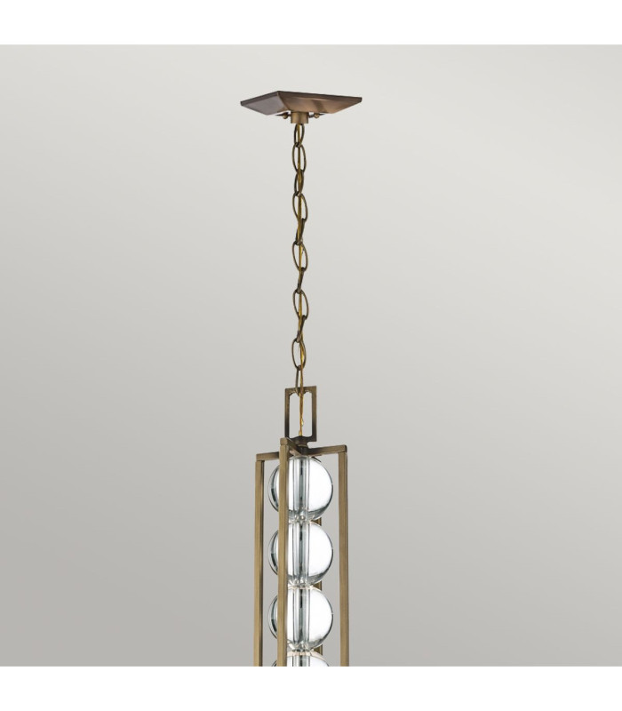 Celestial 3 Light Ceiling Pendant Bronze Beige E27-4