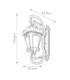 Tournai 4 Light Outdoor Wall Lantern Londonderry IP44 E27-3