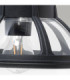 Bologna Outdoor 1 Light Down Globe Wall Light Black IP54 E27-2