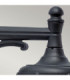Bologna Outdoor 1 Light Down Globe Wall Light Black IP54 E27-3