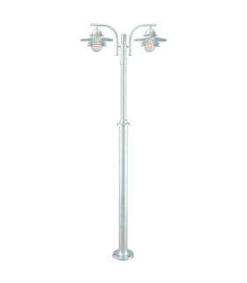 Oslo Outdoor 2 Light Lamp Post Galvanized  IP55 E27-1
