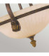 Sonoma Valley 3 Light Semi Flush Ceiling Light Aged Tortoise Shell E27-4