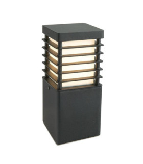 Halmstad Outdoor Small Bollard Black  IP66 E27-1