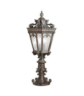 Tournai 3 Light Large Outdoor Pedestal Light Londonderry IP44 E14-1