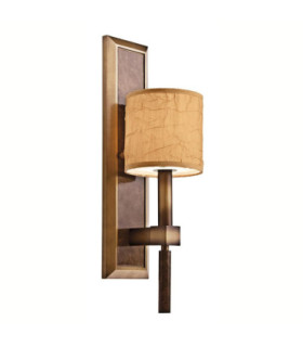 Celestial 1 Light Indoor Wall Light Bronze Beige E14-1