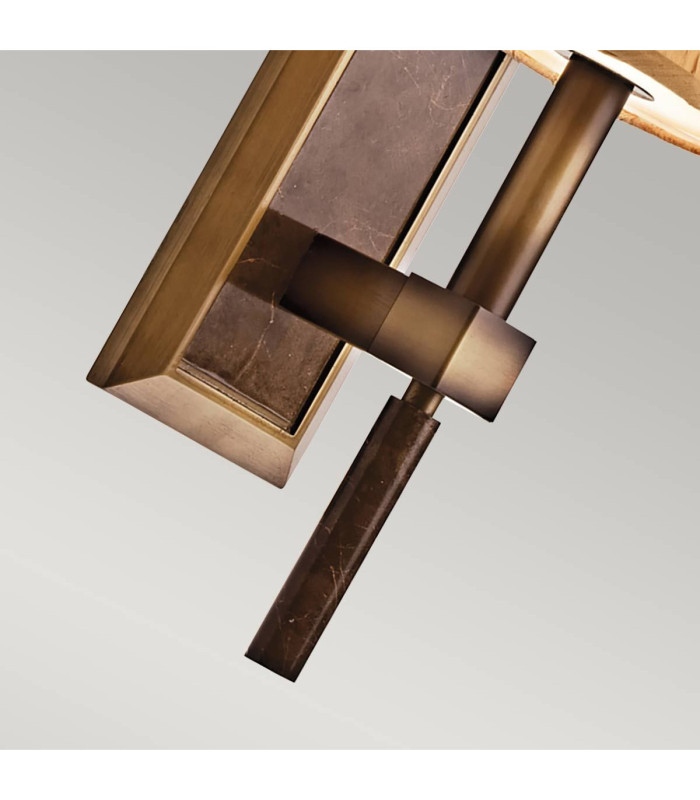 Celestial 1 Light Indoor Wall Light Bronze Beige E14-3