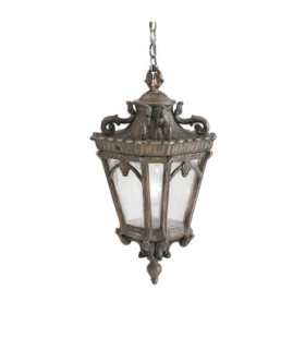 Tournai 3 Light Large Outdoor Ceiling Chain Lantern Londonderry E14-1