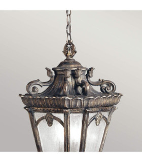 Tournai 3 Light Large Outdoor Ceiling Chain Lantern Londonderry E14-2