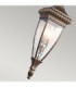 Venetian Rain 2 Light Outdoor Ceiling Chain Lantern Brushed Bronze E14-3