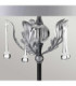 Amarilli 1 Light Table Lamp Silver Black E27-3