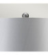 Amarilli 1 Light Table Lamp Silver Black E27-6