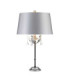 Amarilli 1 Light Table Lamp Silver Black E27-7