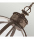 Adams 4 Light Ceiling Chandelier Pendant Light British Bronze E14-4