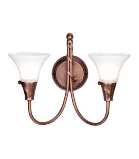 Emily 2 Light Indoor Wall Light Copper E14-1