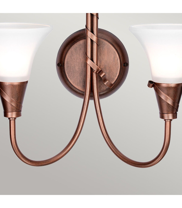 Emily 2 Light Indoor Wall Light Copper E14-3