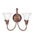Emily 2 Light Indoor Wall Light Copper E14-5