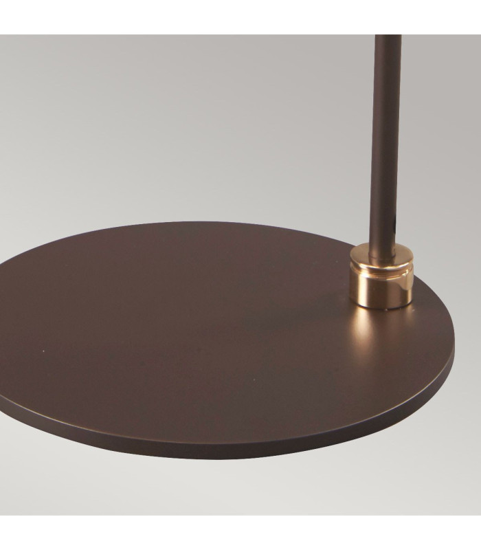 Balance 1 Light Table Lamp Brown Polished Brass E27-5