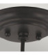 Matrimonio 1 Light Mini Dome Pendant Driftwood-2