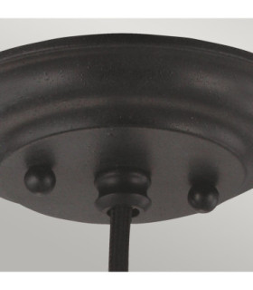 Matrimonio 1 Light Mini Dome Pendant Driftwood-2