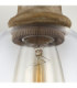 Matrimonio 1 Light Mini Dome Pendant Driftwood-3