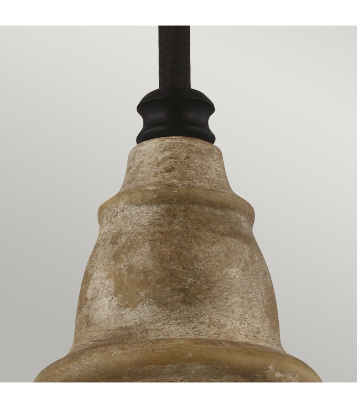 Matrimonio 1 Light Mini Dome Pendant Driftwood-4