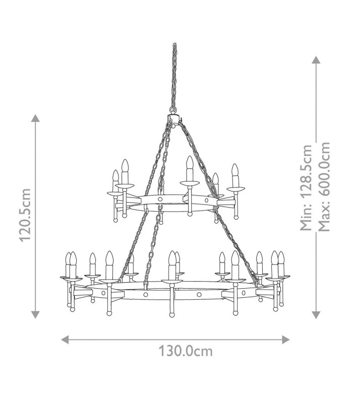 Cromwell 18 Light Chandelier-6