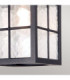 Winchester 1 Light Outdoor Ceiling Lantern Black IP43 E27-3