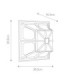 Chapel 1 Light Outdoor Flush Ceiling Lantern Black IP44 E27-6