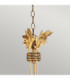 Sweet Olive 3 Light Multi Arm Ceiling Pendant Chandelier Gold E14-2