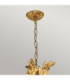 Sweet Olive 3 Light Multi Arm Ceiling Pendant Chandelier Gold E14-5