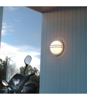 Bremen 1 Light Outdoor Wall Light Galvanised IP54 E27-2