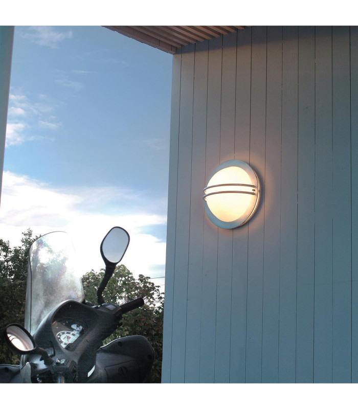 Bremen 1 Light Outdoor Wall Light Galvanised IP54 E27-2
