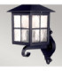Winchester 1 Light Outdoor Wall Lantern Light Black IP44 E27-5