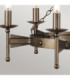 Cromwell 6 Light Chandelier Old Bronze Finish E14-5