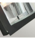 Basel 1 Light Outdoor Flush Wall Light Black IP54 E27-4
