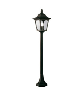 Chapel Mini 1 Light Outdoor Post Lantern Black IP44 E27-1