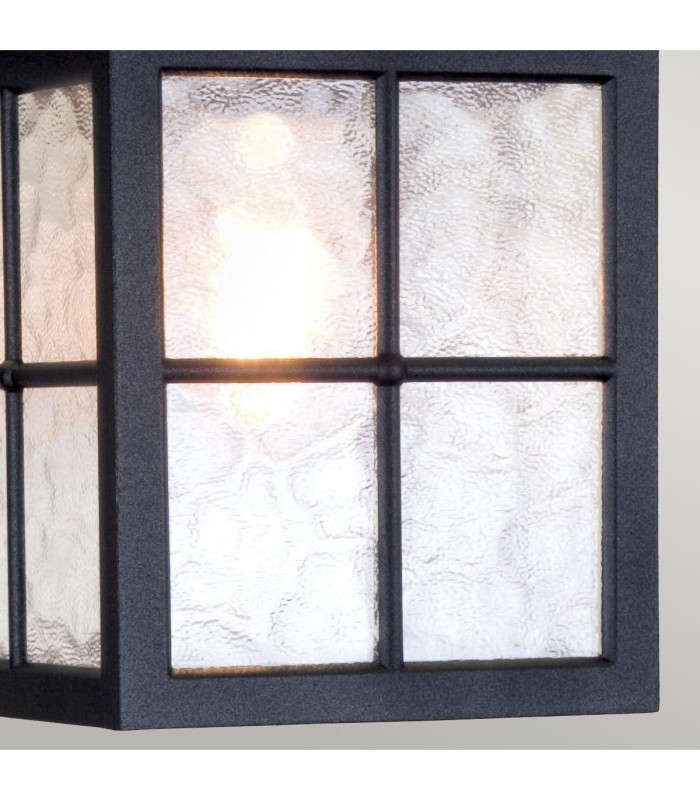 Winchester 1 Light Outdoor Ceiling Chain Lantern Black IP43 E27-3