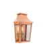 Chelsea 1 Light Outdoor Wall Half Lantern Light Copper IP44 E27-1